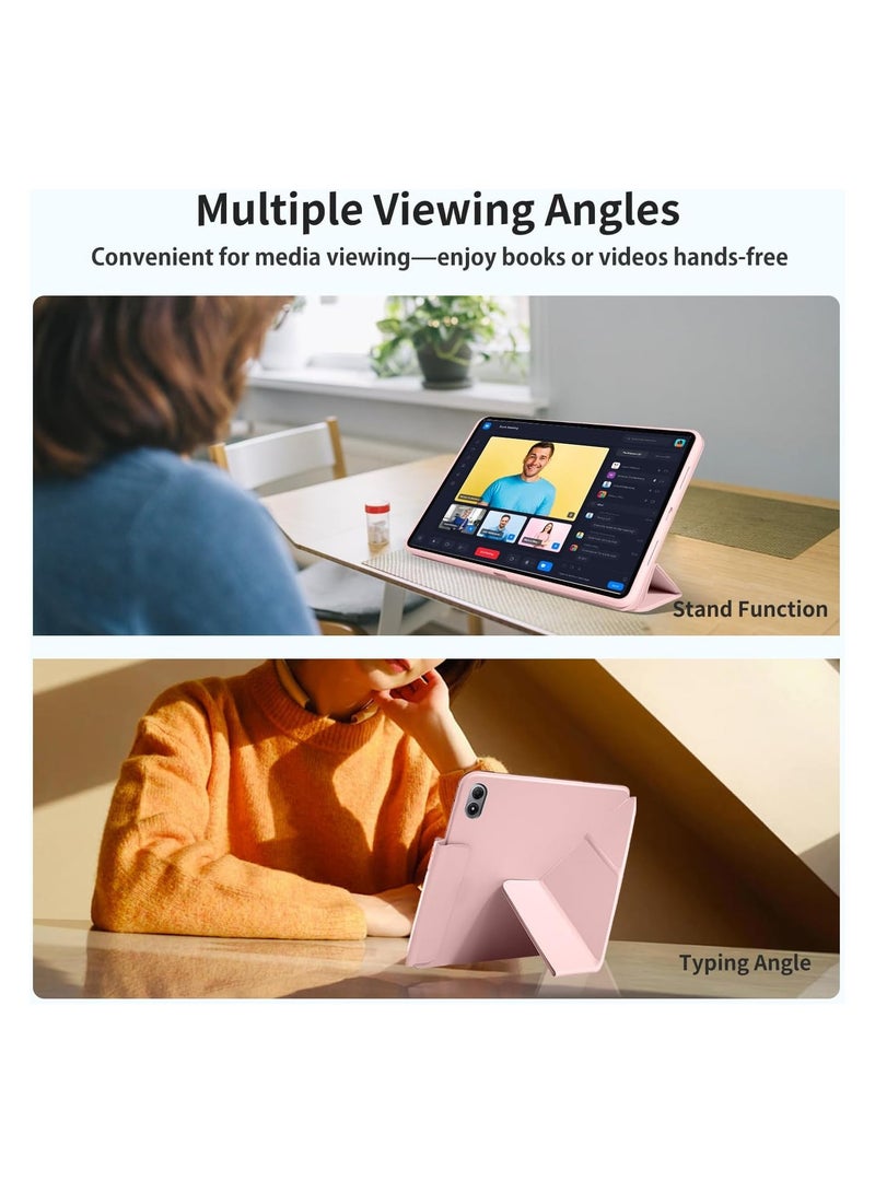 Protective Case Compatible with Xiaomi Redmi Pad 2 Pro 12.1-inch 2025 Model Folio Scratch-Resistant Cover with Snap Closure Y-Fold Multi-Angle Stand Auto Wake/Sleep Function - Image 2